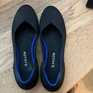 Ruth’s classic black flat. Worn twice.